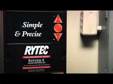 Quick-Set, Break-Away tabs allow bottom bar to be reset without tools in just seconds, virtually eliminating door downtime. . Rytec door reset limits